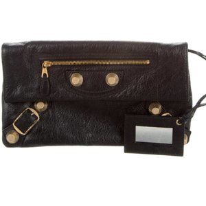 BALENCIAGA Motocross Giant 21 Envelope Clutch